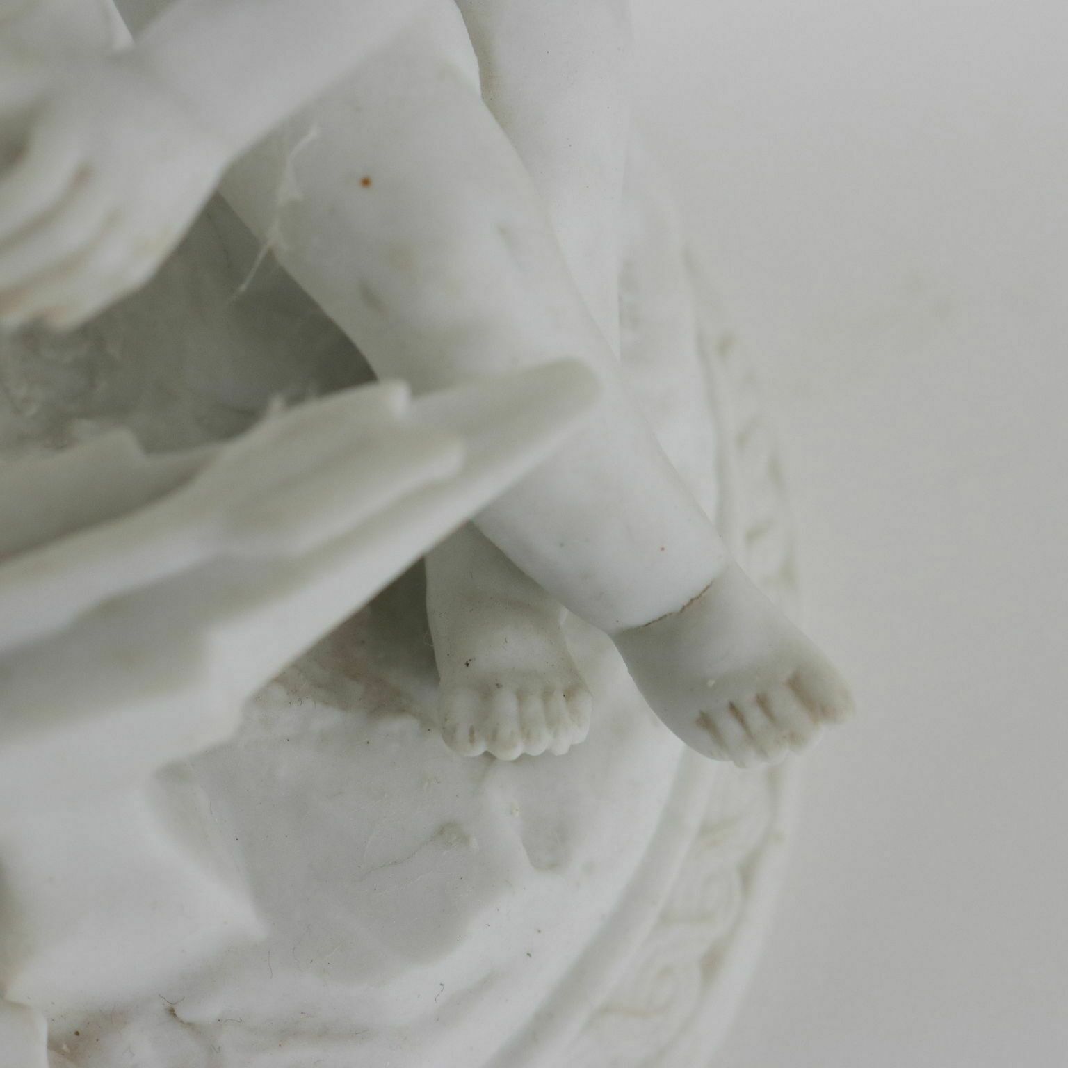 Ancient Sculptures Of Angels Mid XX Century Sèvres Biscuit photo buy