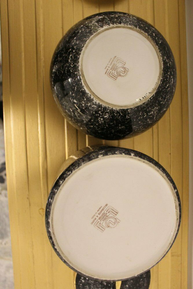photo furniture Ceramic Art Deco Vases, 1940, Set Of 2