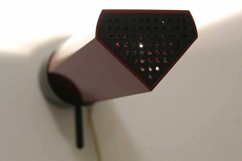 651.0 Italian Burgundy Wall Lamps By Gianfranco Frattini, 1980s, Set Of 3 photo