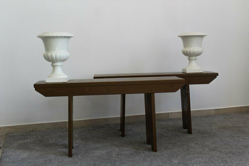 photo for sale Lacquered Ceramic Vases From Capuani Este, Italy, Late 19th Century, Set Of 2
