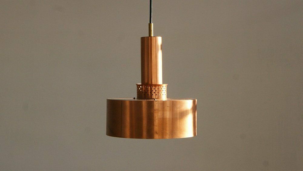 Copper T292 Ceiling Lamp By Hans Agne Jakobsson For Hans Agne Jakobsson Ab Markaryd, 1950s photo furniture