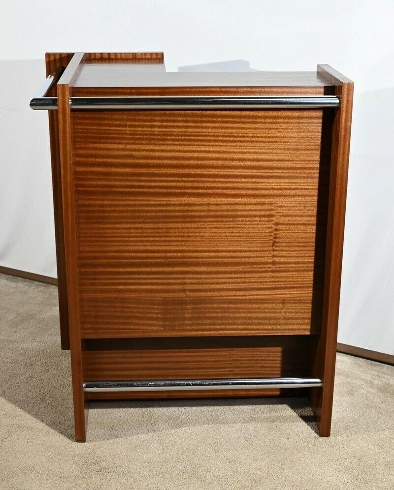 Small Apartment Bar In Sapelli Mahogany – 1940 photo for sale