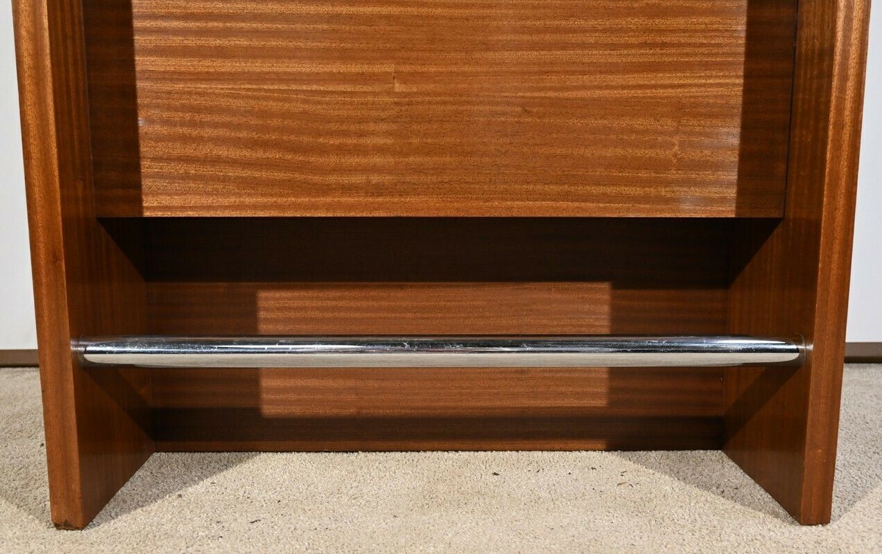 Furniture Small Apartment Bar In Sapelli Mahogany – 1940 photo