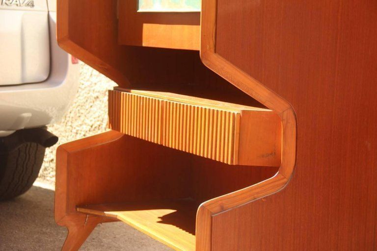 Pair Of Cabinet Bar Italian Mid Century Modern Mahogany 1950 photo 3000.0