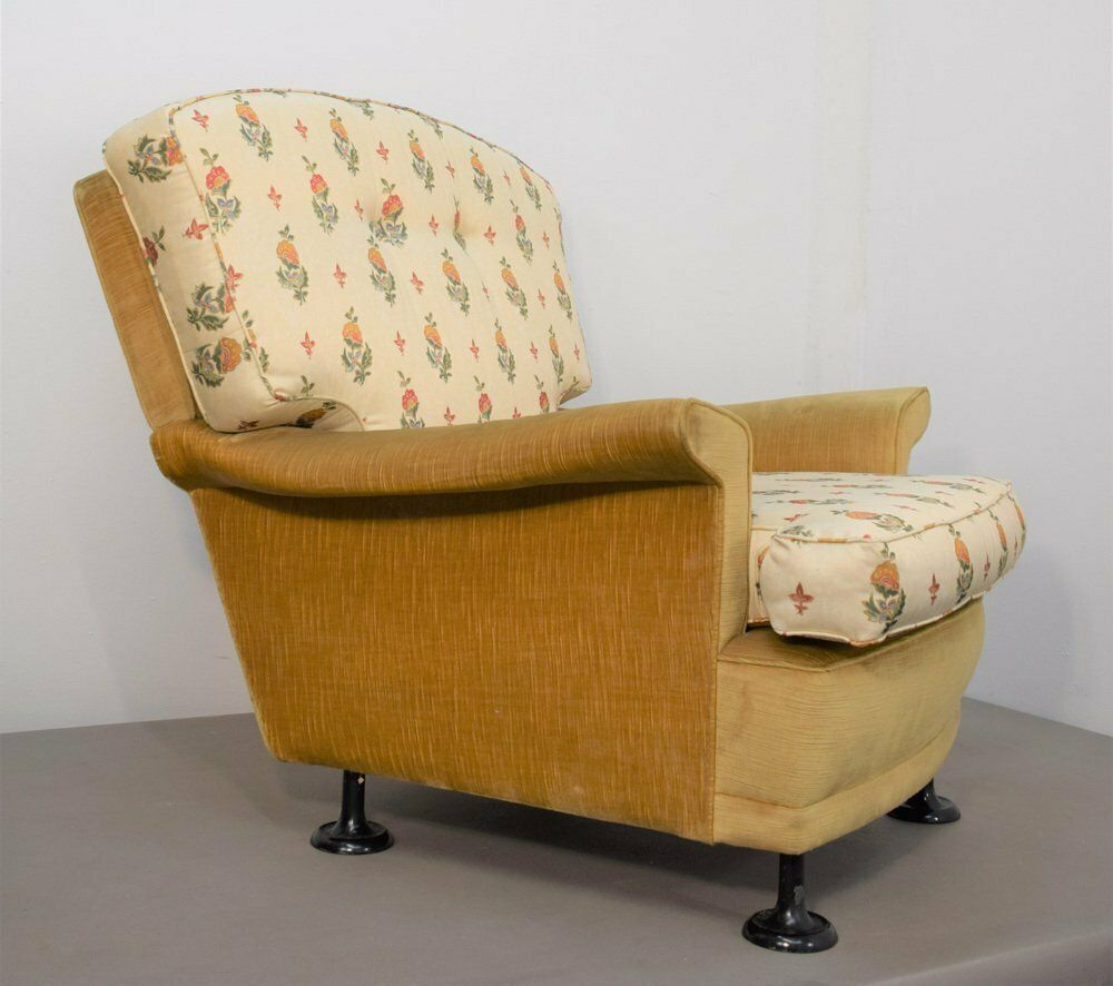 Armchairs In The Style Of Marco Zanuso, Italy, 1960s, Set Of 2 photo vintage
