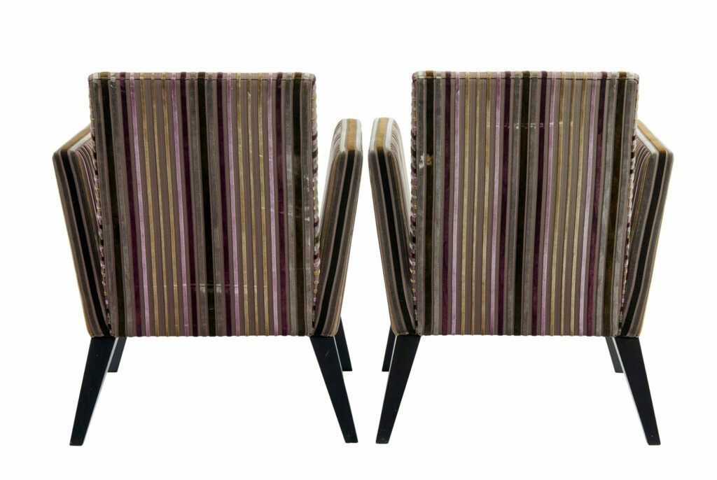 Pair Of Contemporary Lounge Armchairs photo vinterior