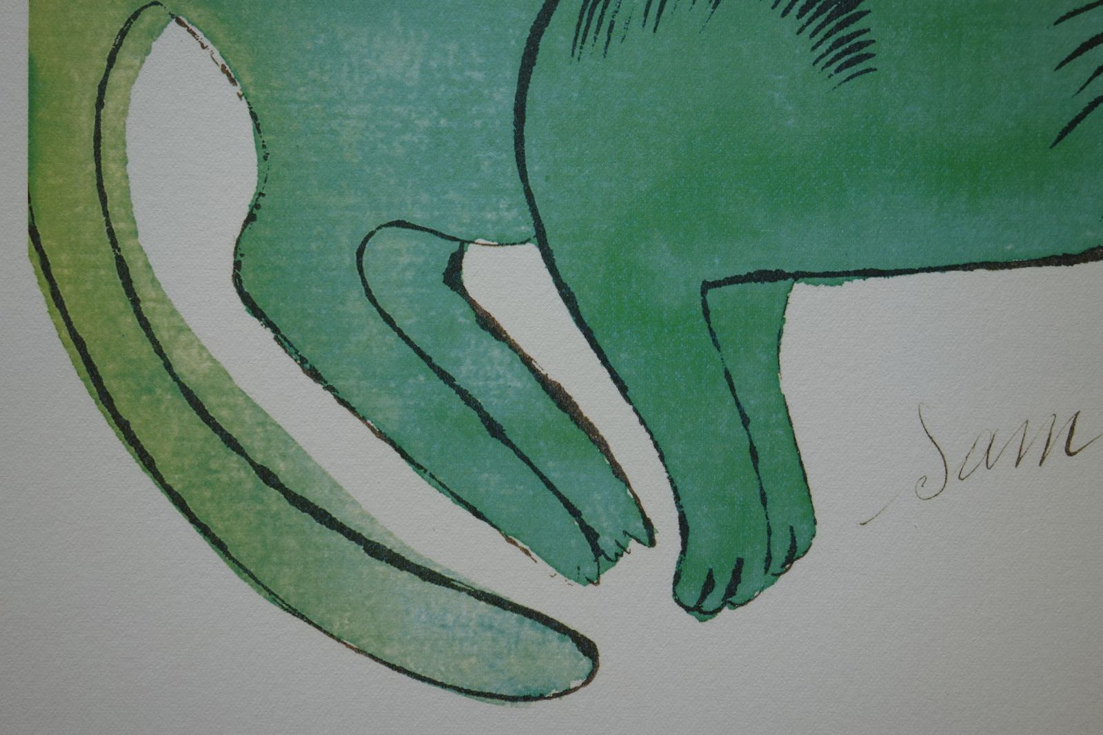 photo furniture Fine Pop Art Limited Edition Print   Illustration   Cat, Andy Warhol, Signed & Numbered