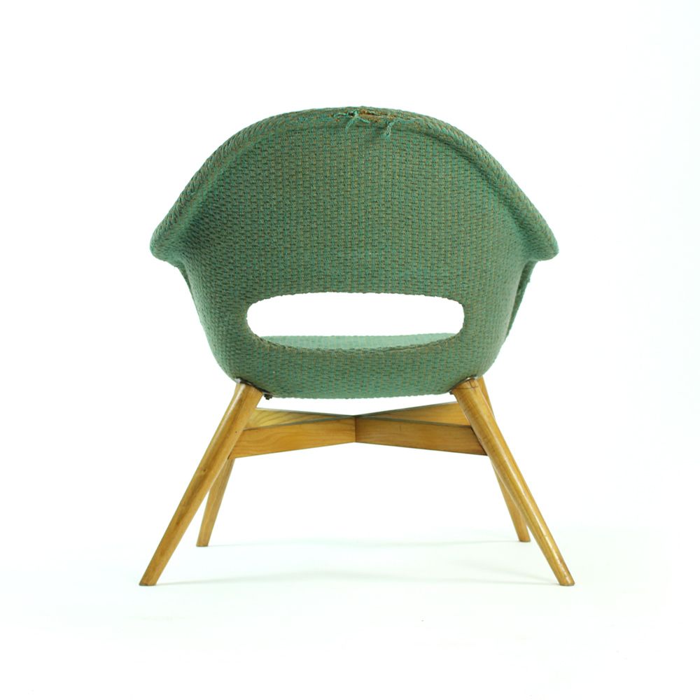 Mid Century Shell Chair By František Jirák, 1960s photo vintage