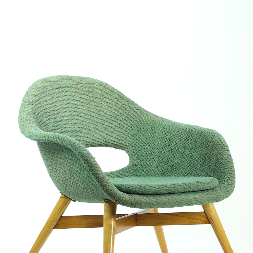 Furniture Mid Century Shell Chair By František Jirák, 1960s photo