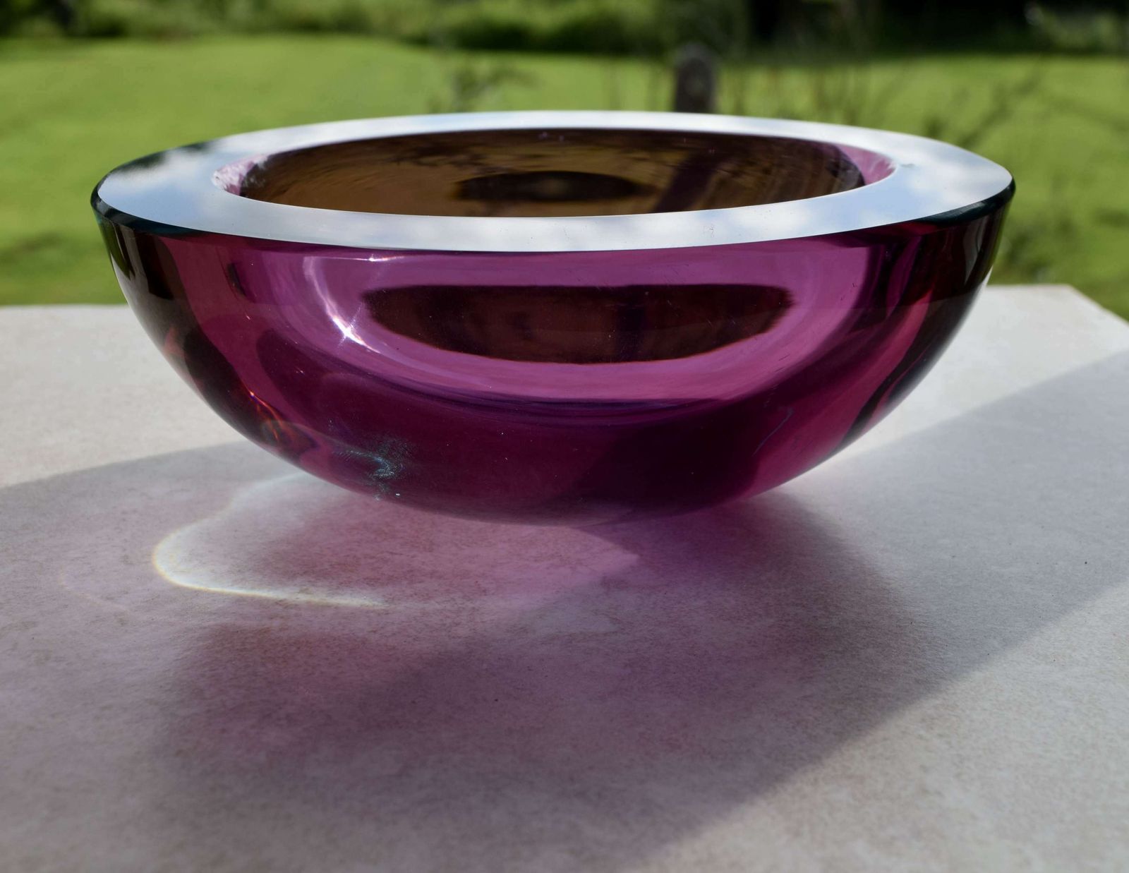 A Murano Sommerso Bowl In The Style Of Flavio Poli photo 350.0