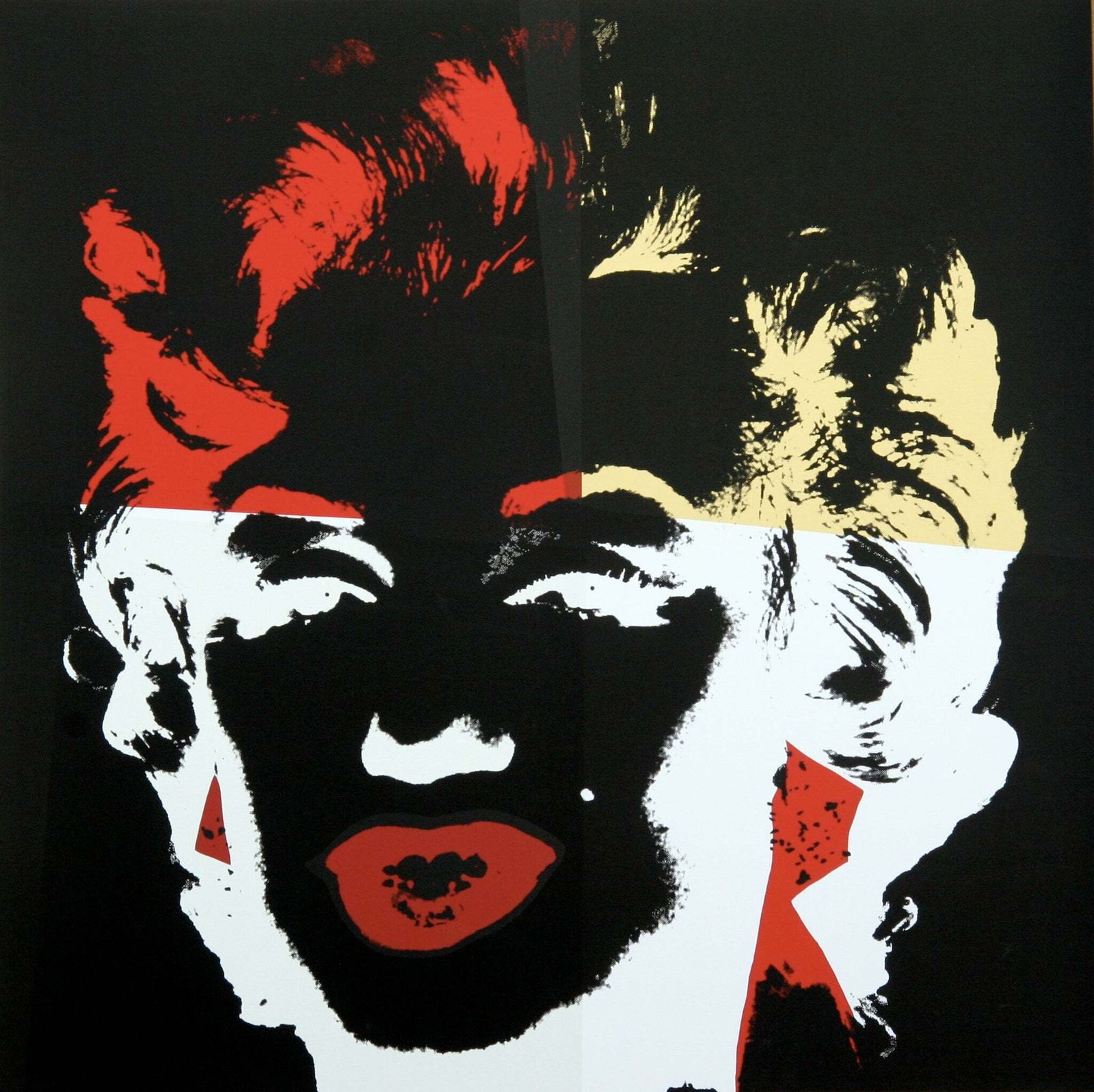 Andy Warhol 'Sunday B. Morning' Golden Marilyn 439