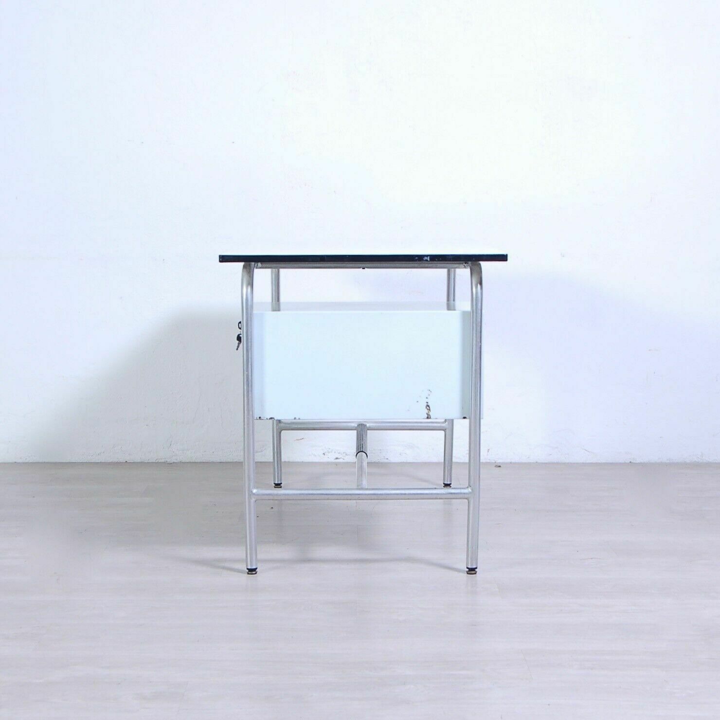 Vintage Medical Clinic Desk. Vintage 1960s Design Aluminum Table photo 353.0