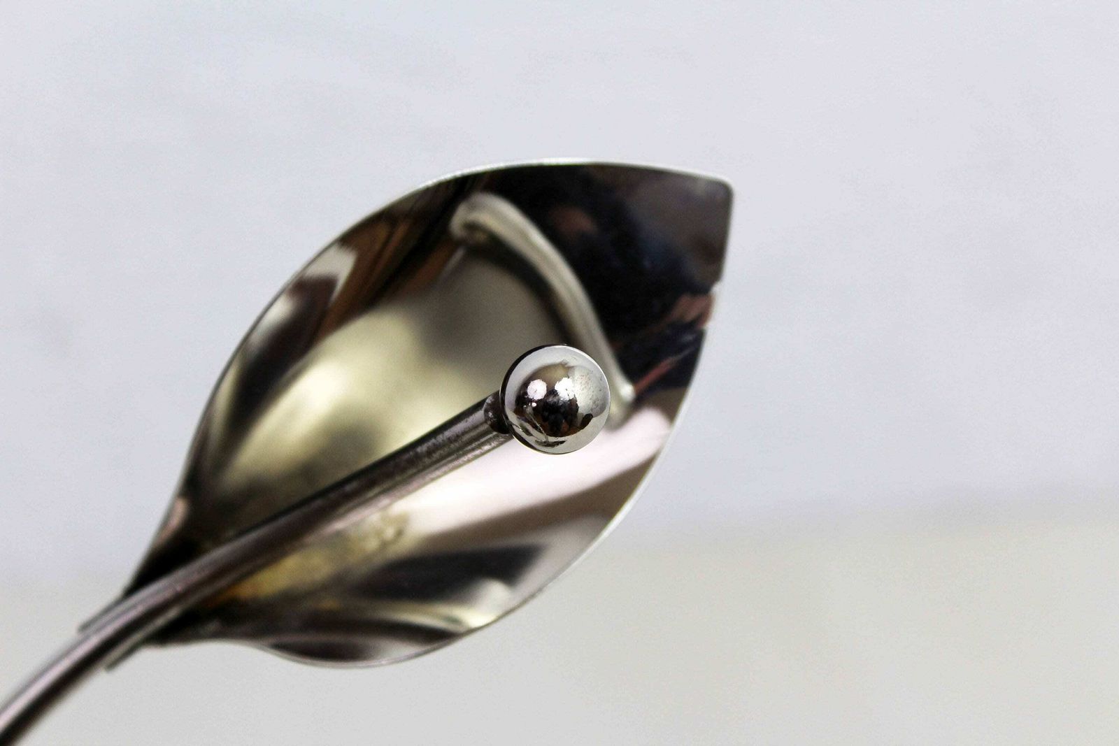 Beautiful Chrome Metal Candle Holder From The 70s/80s photo buy