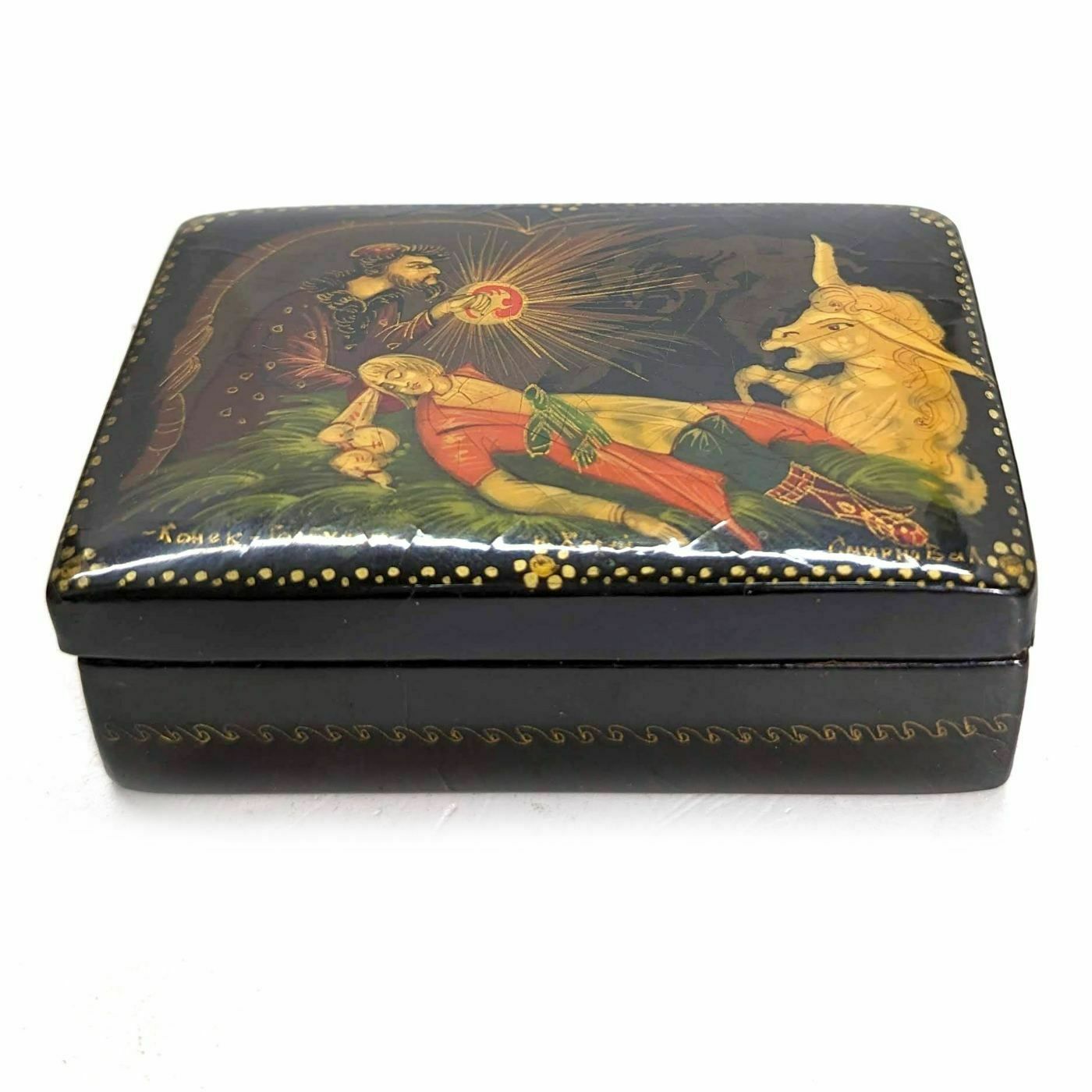 Russian Lacquer Box photo for sale
