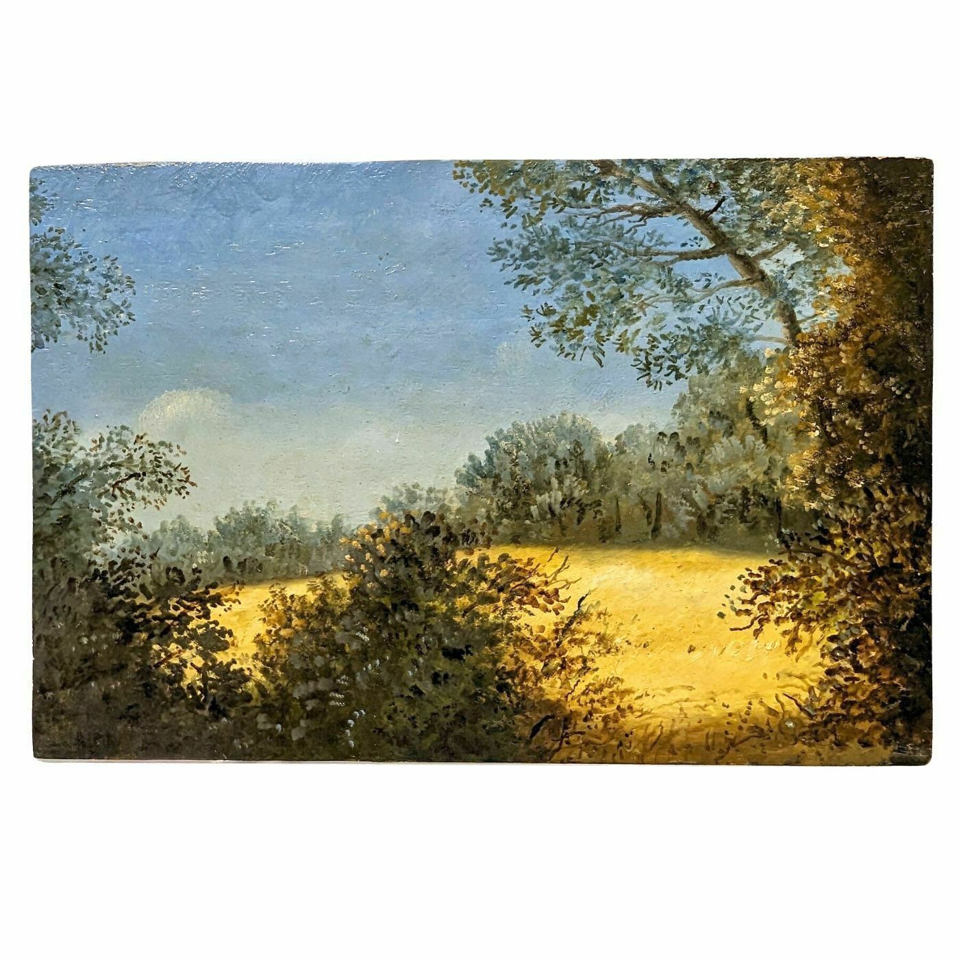 Edge Of The Woods Landscape French School Philippe Lazare 20th Century