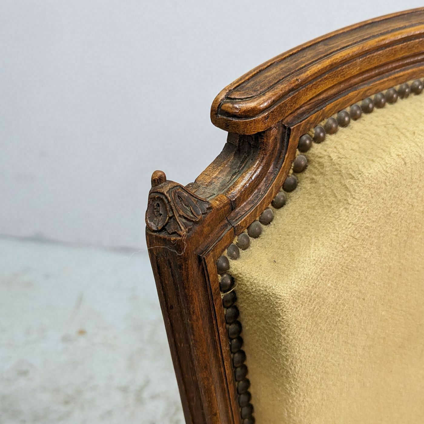 Louis XVI Armchair In Walnut Forming A Pair With 19th Century Upholstery photo vinterior