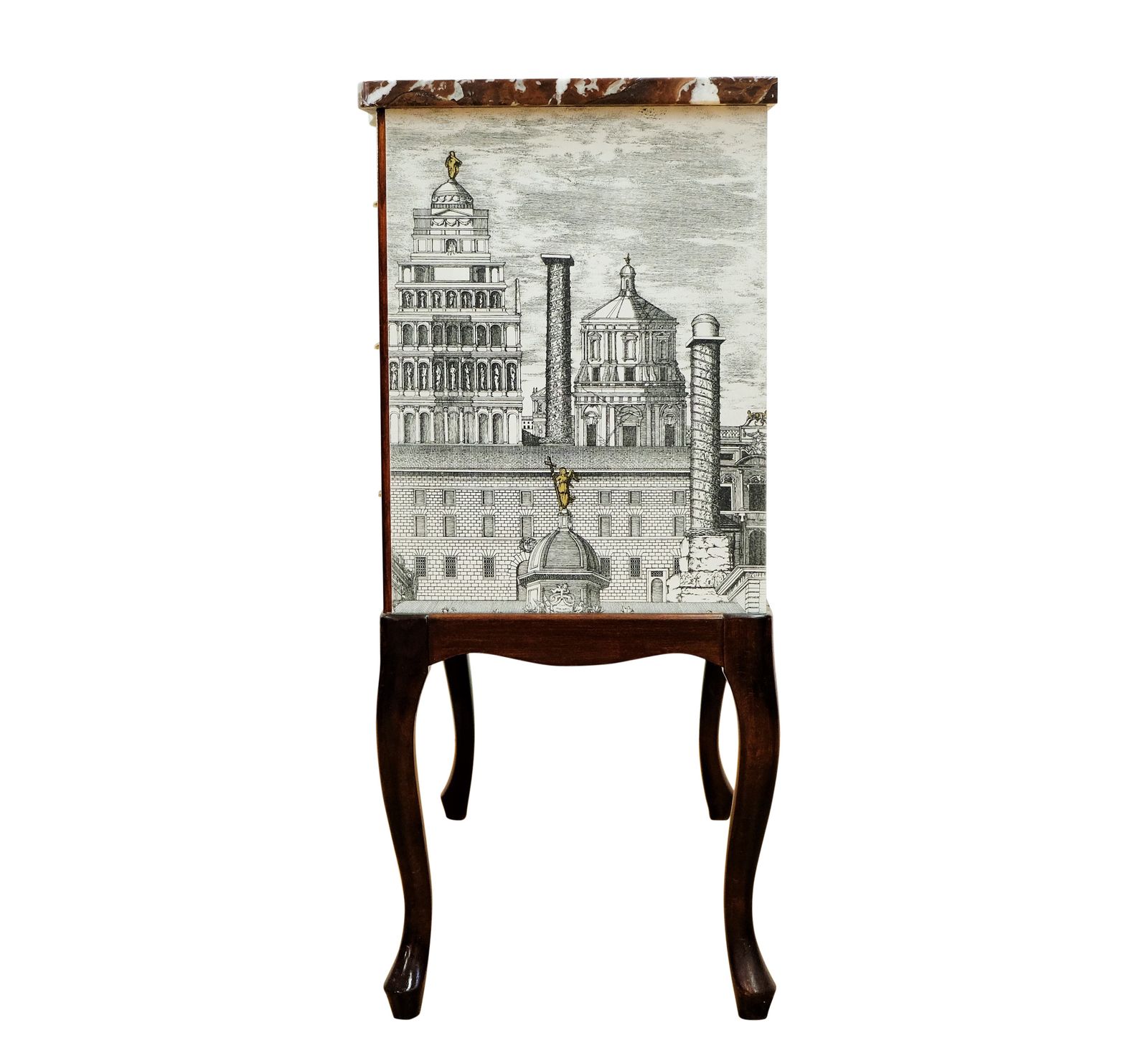 Fornasetti Design Two Drawer Chest With Marble Top photo buy