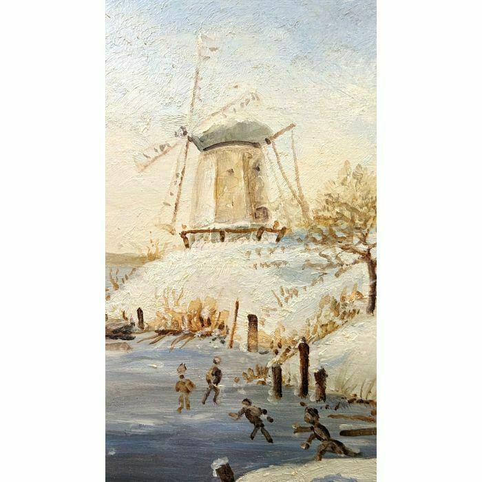 French School Landscape At The Windmill By Philippe Lazare 20th Century photo furniture