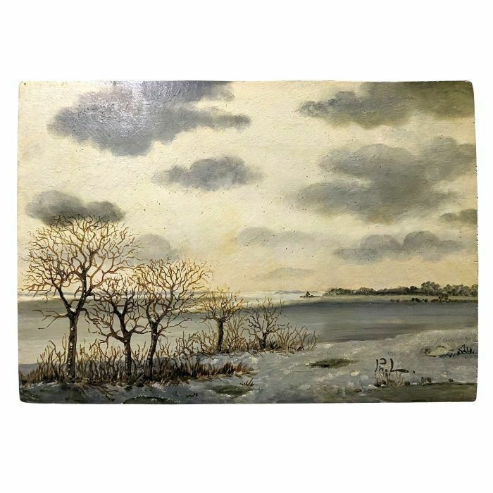 Snowy Landscape French Philippe Lazare 20th Century