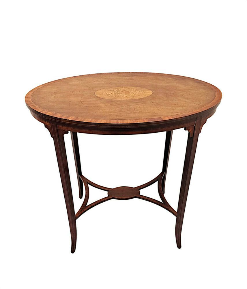A Fabulous Edwardian Mahogany Occasional Or Lamp Table