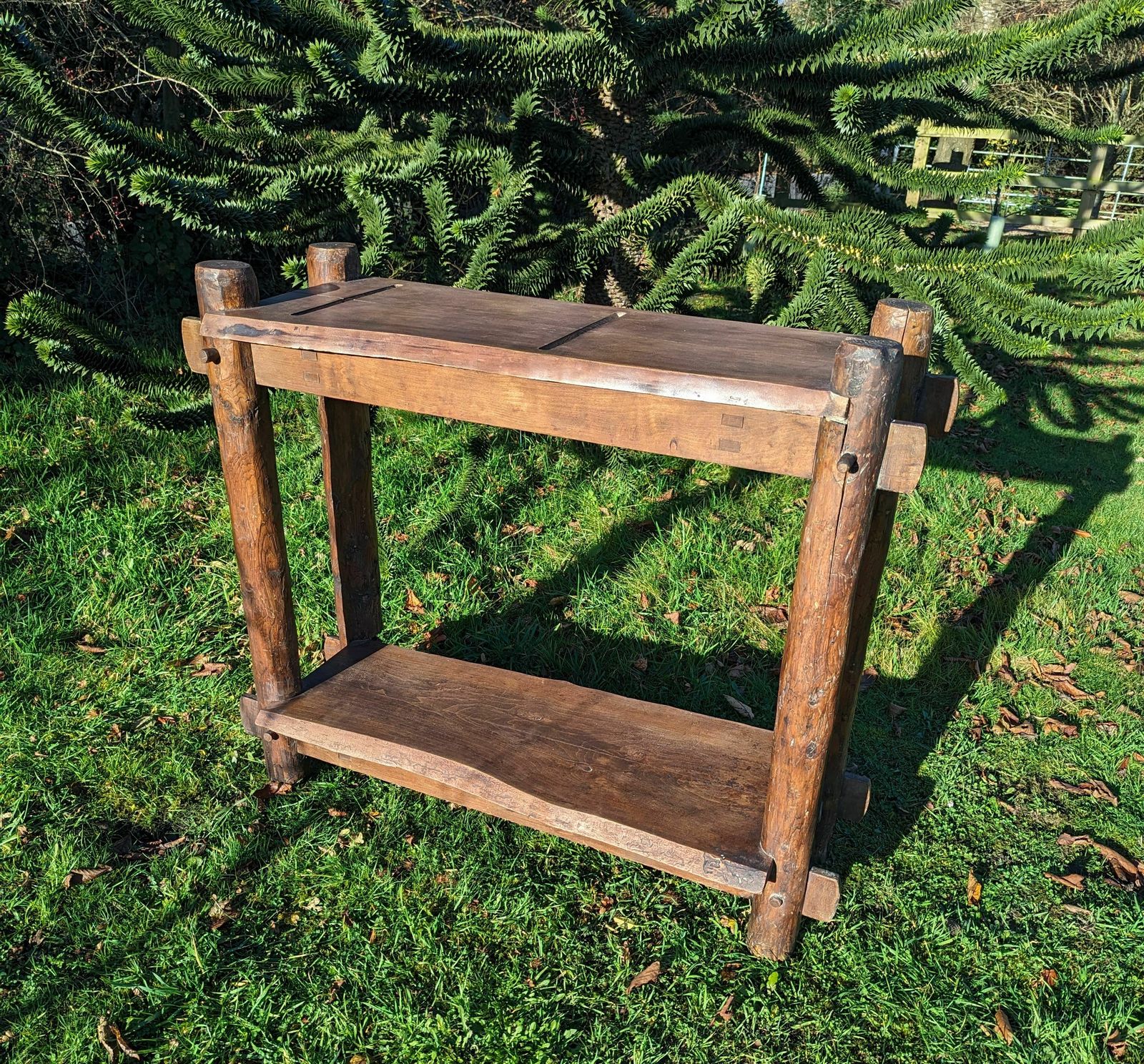 Superb Vintage French Bistro Butchers Table   Delivery Available 0234.