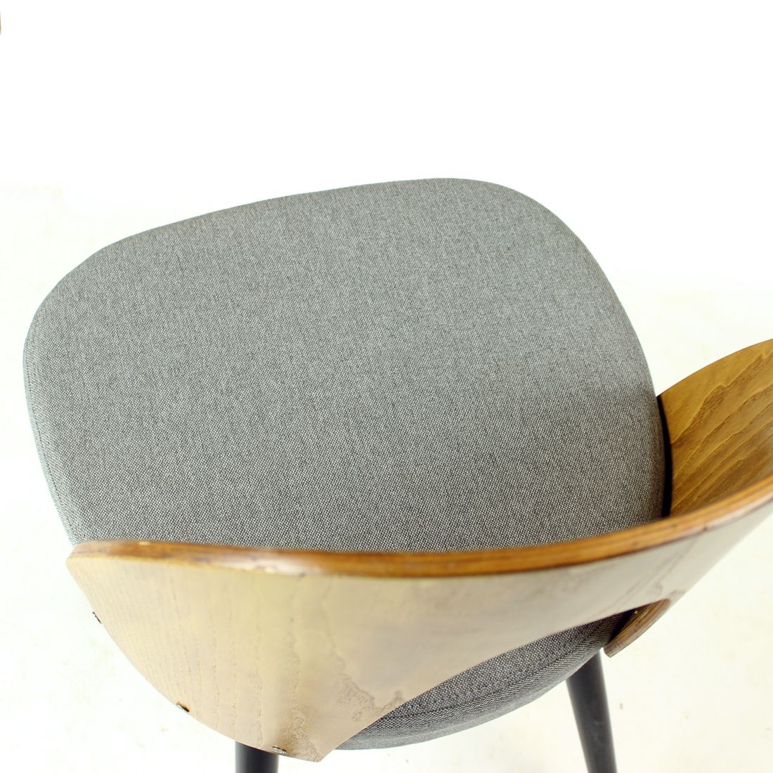Iconic Tatra Chairs In Oak & Fabric By Antonin Suman, Czechoslovakia 1960s photo vinterior