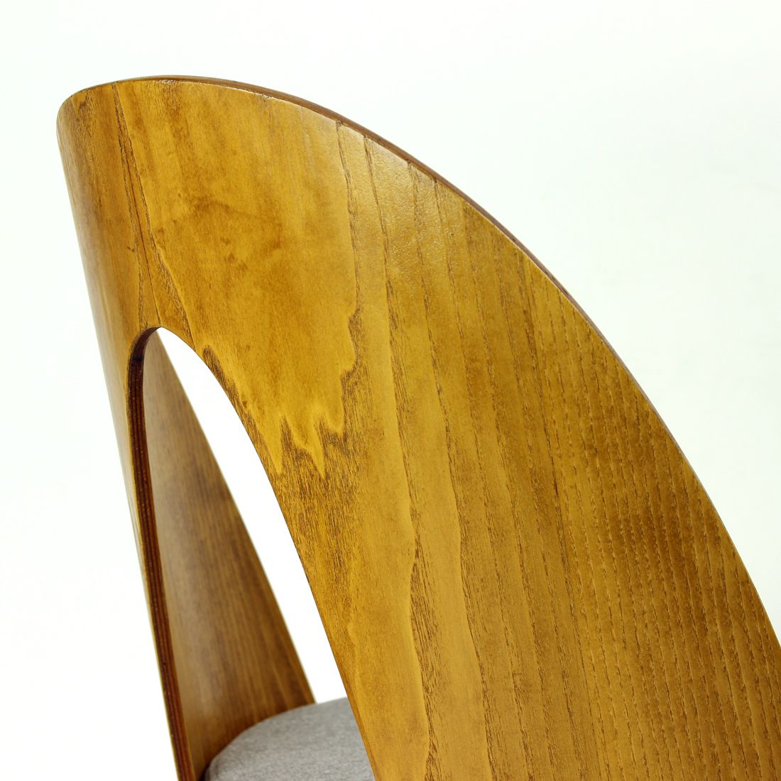 photo for sale Iconic Tatra Chairs In Oak & Fabric By Antonin Suman, Czechoslovakia 1960s