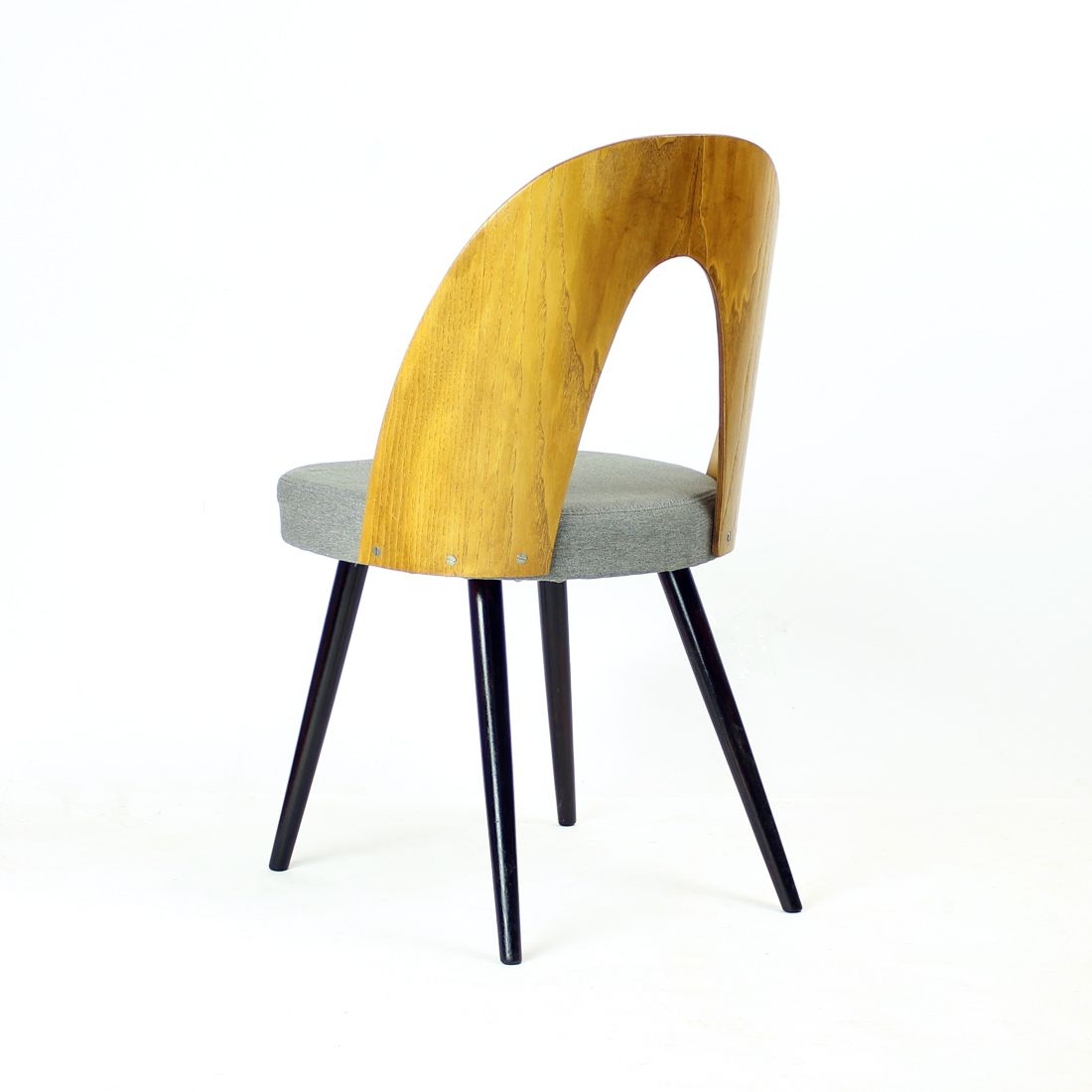 2210.0 Iconic Tatra Chairs In Oak & Fabric By Antonin Suman, Czechoslovakia 1960s photo