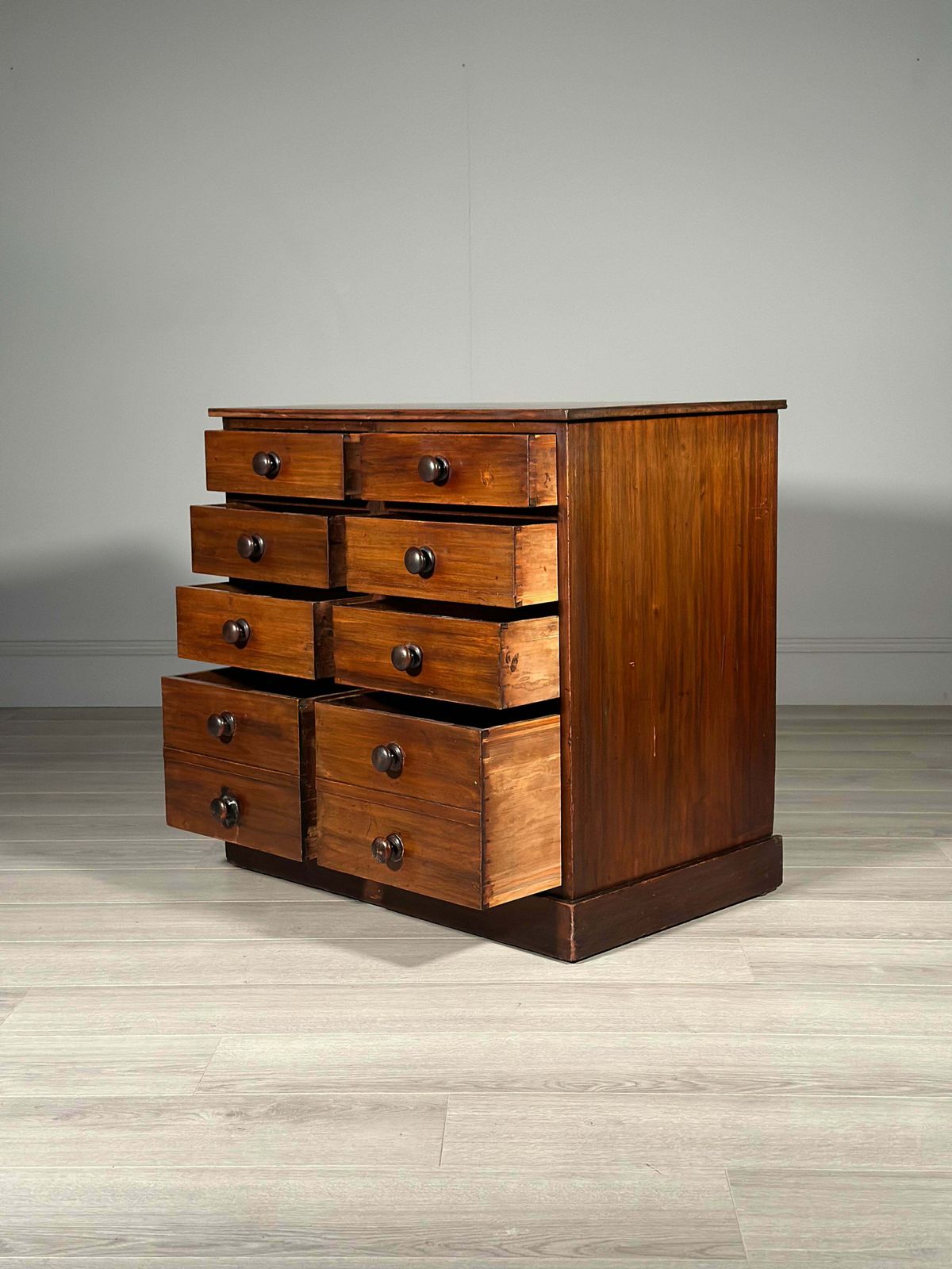Antique Mahogany Bank Of Drawers photo furniture