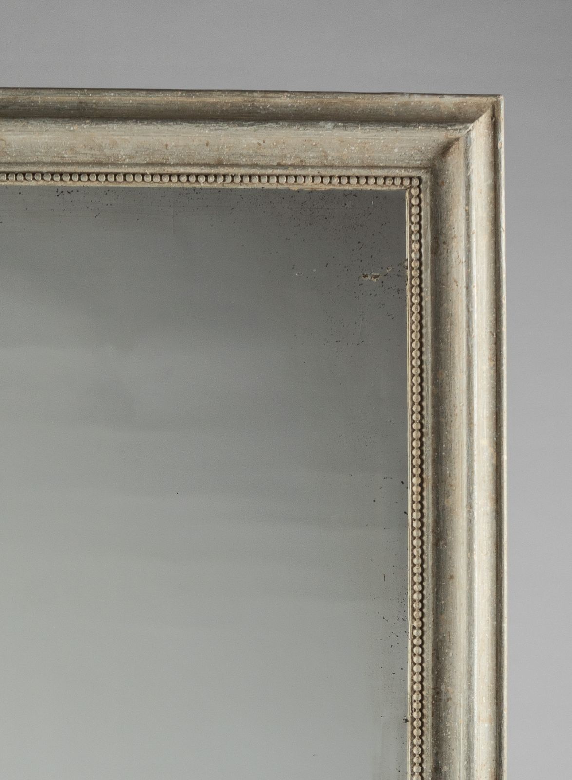 Large 19th Century French Painted Overmantle Mirror photo for sale