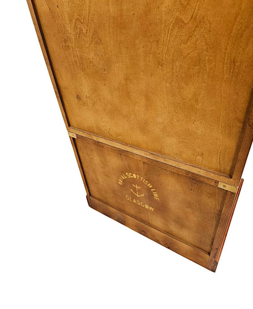 A Stunning Cherrywood And Brass Hand Made Bar photo vinterior