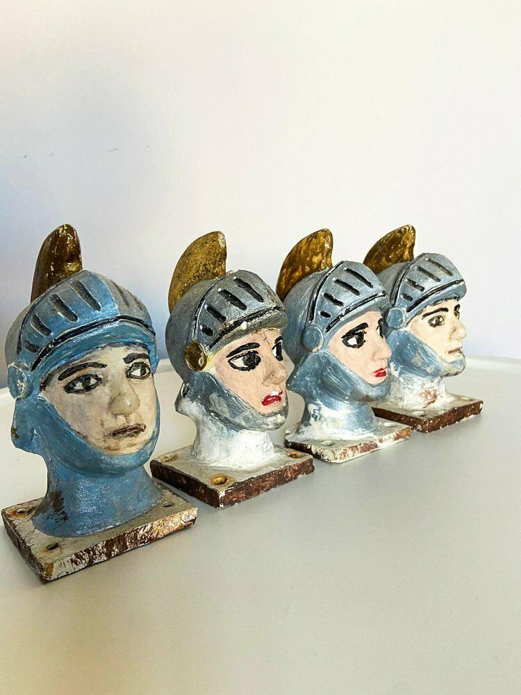 Art Sicilian Puppets, Italy, 1980s, Set Of 4 photo