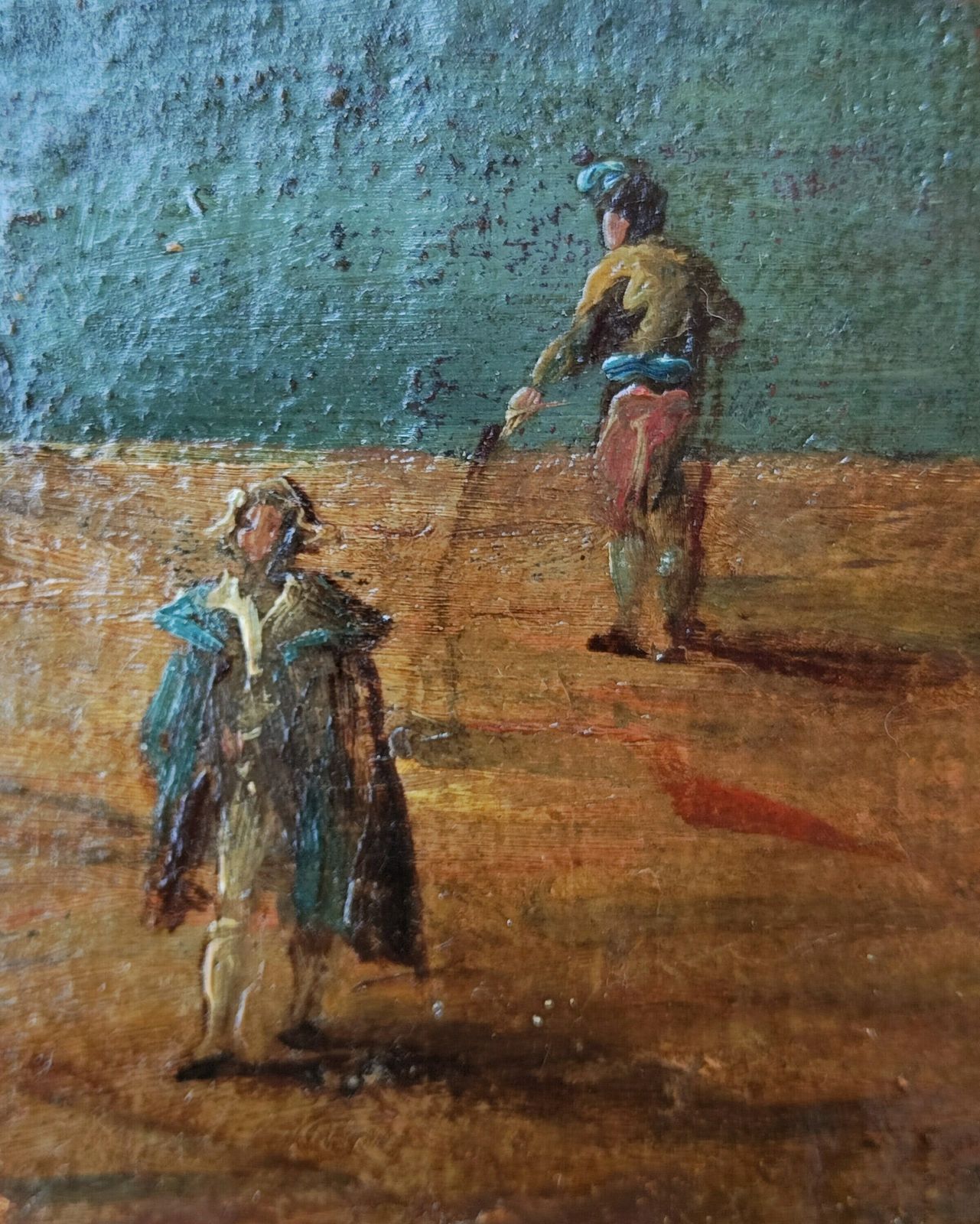 Oil On Canvas Depicting Dogana Da Mar In Venice, Venetian School, Late 18th Or Early 19th Century, In Style Of Francesco Guardi photo vinterior