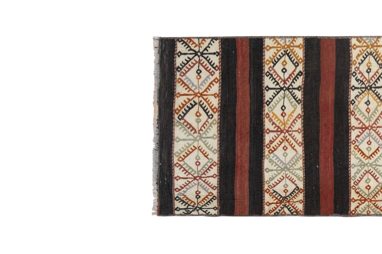 1970s Turkish Organic Kilim Runner 2'1" X 7'4" photo furniture