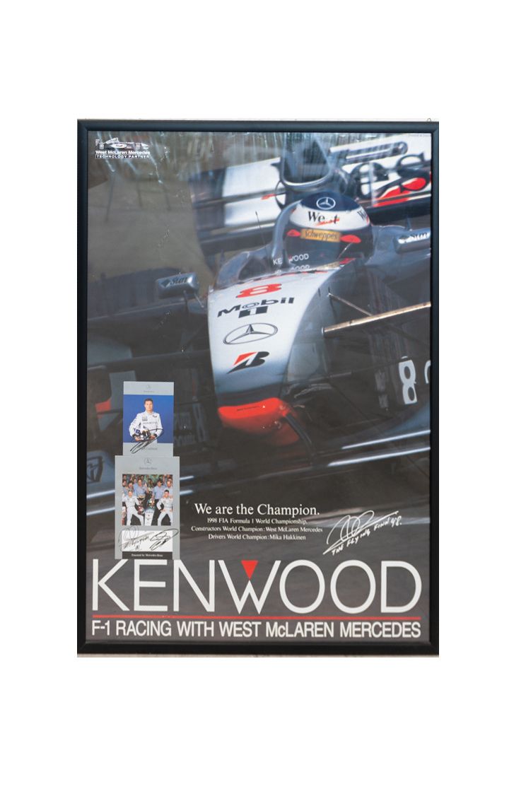 Poster West Mclaren Mercedes, Fia Formula 1, 1998