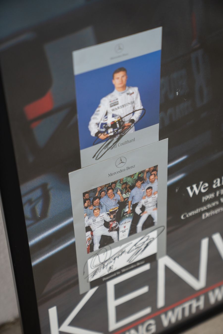 Poster West Mclaren Mercedes, Fia Formula 1, 1998 photo vintage