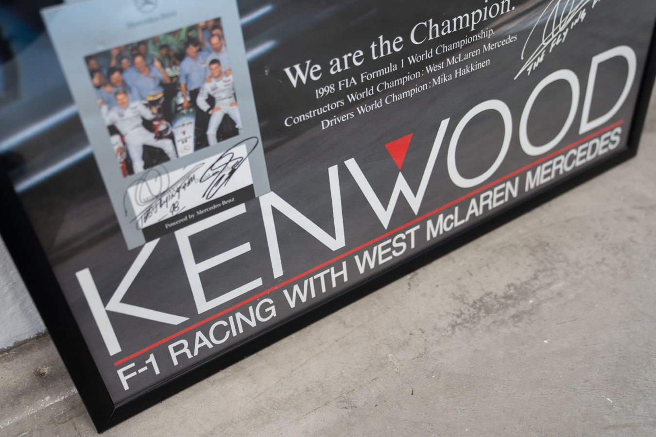 Home Decor Poster West Mclaren Mercedes, Fia Formula 1, 1998 photo
