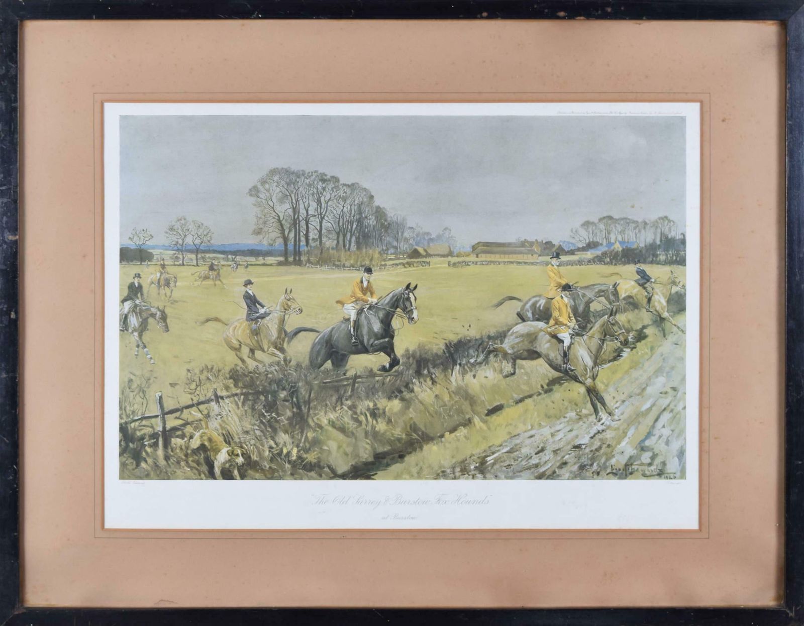Lionel Edwards The Old Surrey And Burstow Hunt Hunting Print By Lionel Edwards 1926 photo 250.0