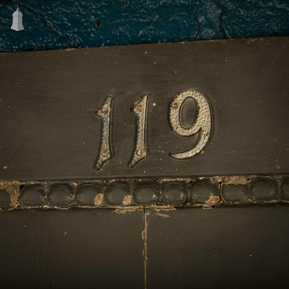 Pine Panelled Front Door, Rolled Bead Detail, Brown Painted photo 198.0