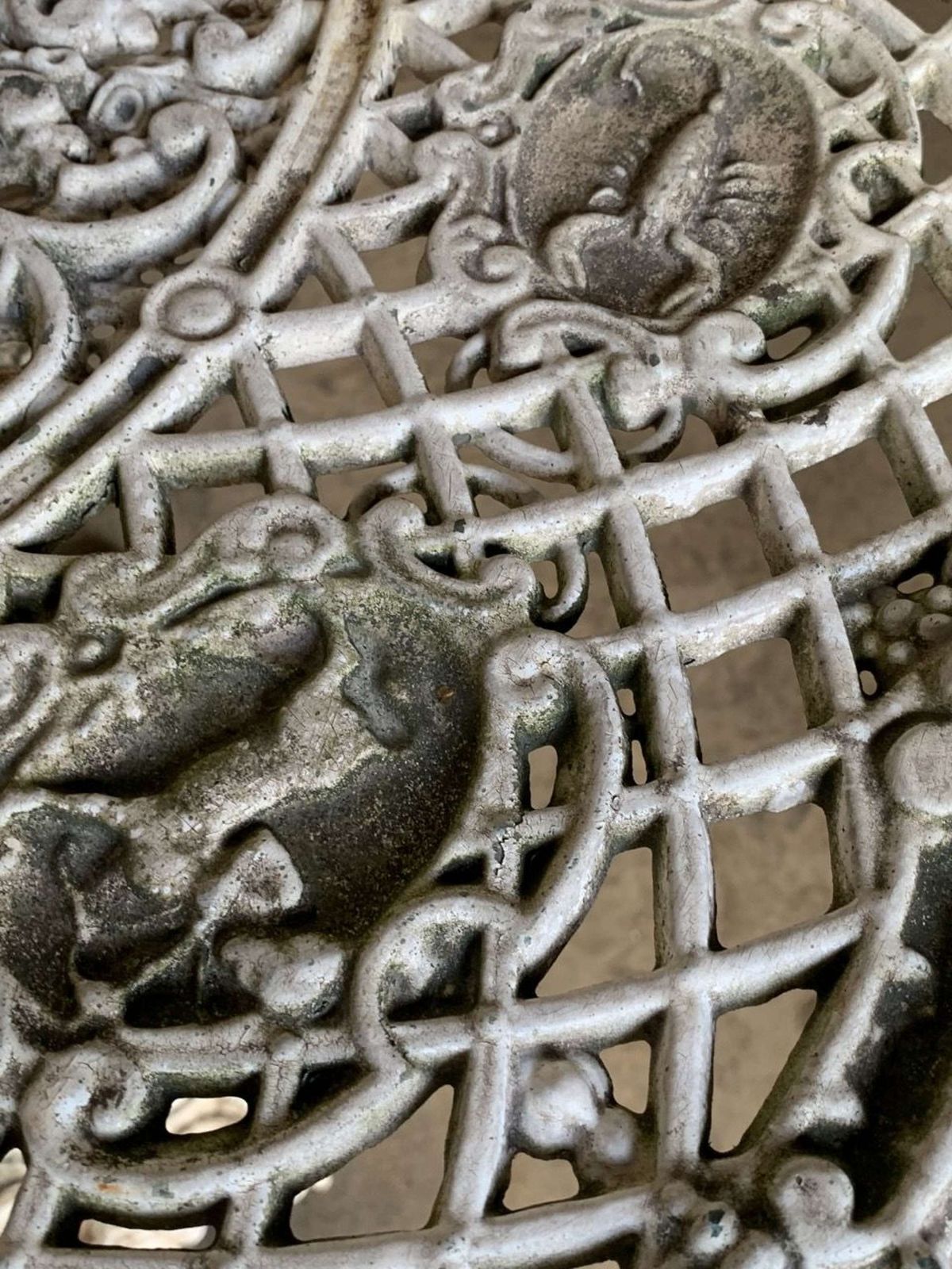 Antique Cast Iron Zodiac Table By Falkirk Iron Works photo vinterior