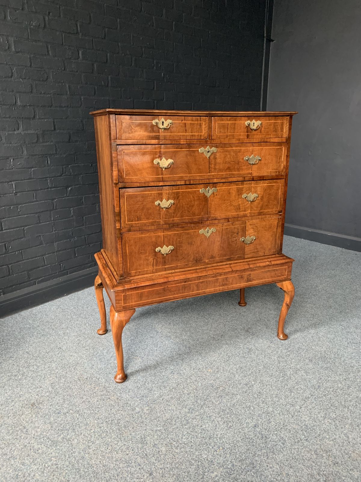 George II Walnut Chest On Stand photo Furniture
