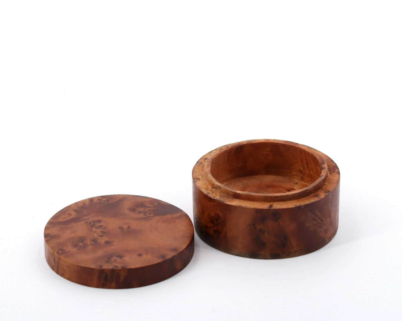 Small Wood Elm Jewelry Box, 1960s / Boho Chic Bohemian Folk photo for sale