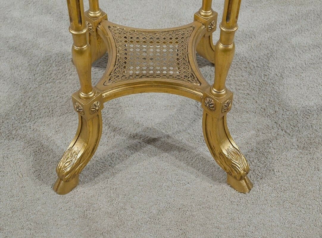 High Trolley In Golden Wood, Louis XVI Style – 1920 photo vintage