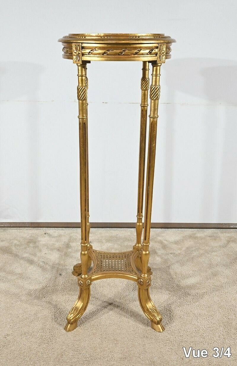 photo vinterior High Trolley In Golden Wood, Louis XVI Style – 1920