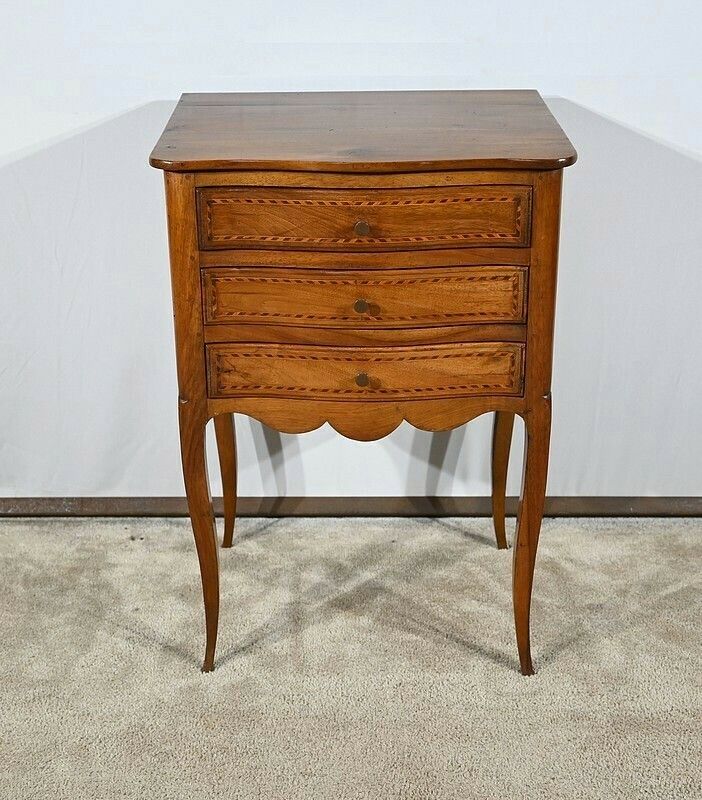 Small Chiffonnière Chest Of Drawers In Walnut, Louis XV Style – Late 19th Century photo furniture