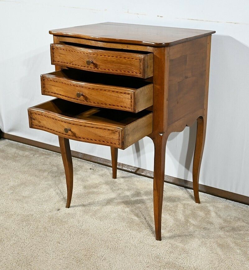 Small Chiffonnière Chest Of Drawers In Walnut, Louis XV Style – Late 19th Century photo Furniture