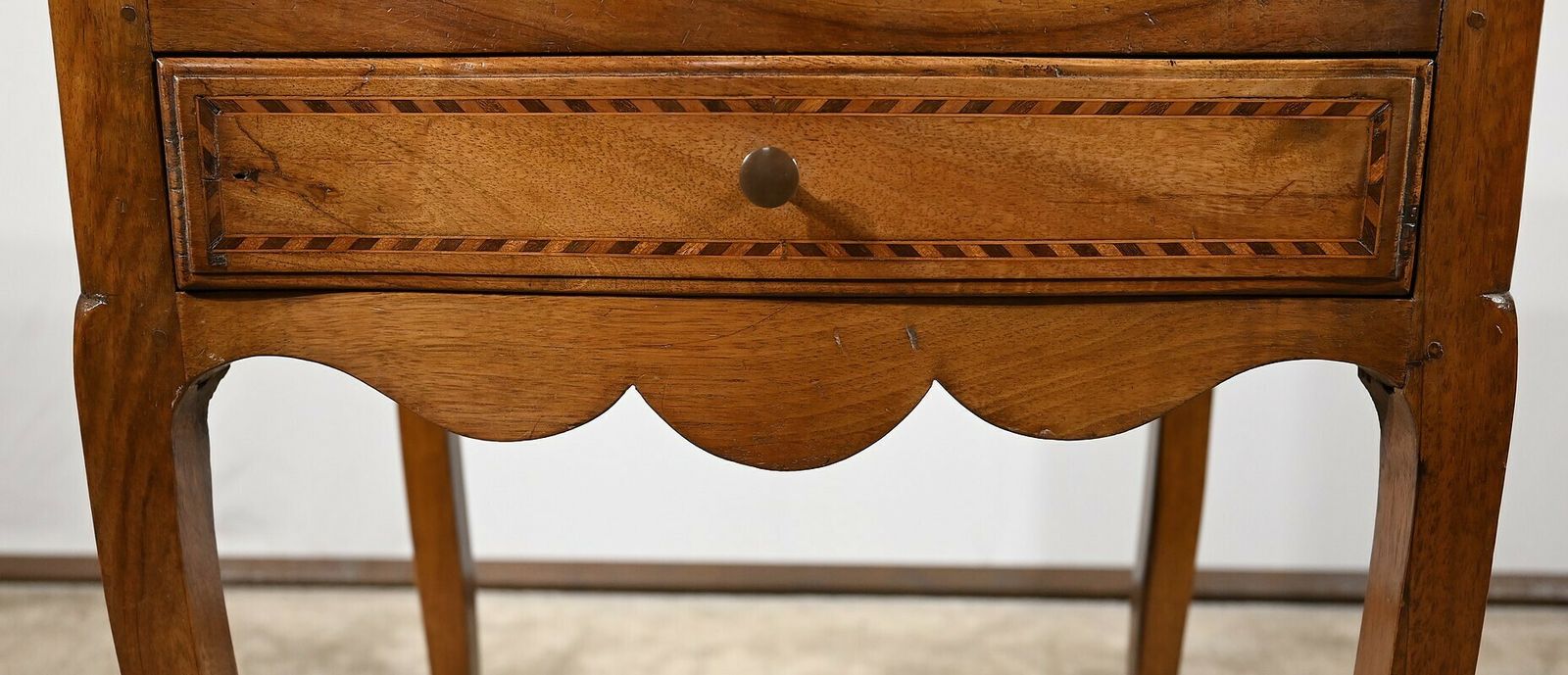 photo for sale Small Chiffonnière Chest Of Drawers In Walnut, Louis XV Style – Late 19th Century