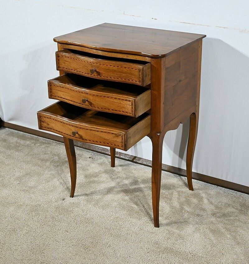 photo buy Small Chiffonnière Chest Of Drawers In Walnut, Louis XV Style – Late 19th Century