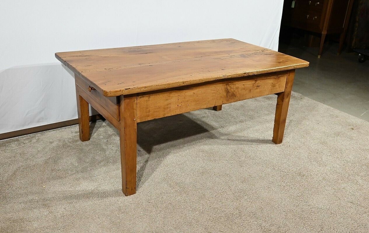 Cherry Wood Coffee Table – 2nd Half Of The 19th Century photo furniture
