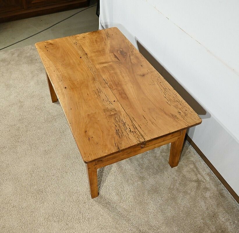 Cherry Wood Coffee Table – 2nd Half Of The 19th Century photo vinterior